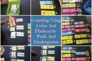 Counting Using Coins And Flashcards-PreK And Kindergarten