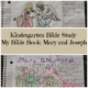 Kindergarten Bible Study- My Bible Book: Mary And Joseph