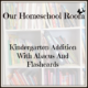 Our Homeschool Room- Kindergarten Addition With Abacus And Flashcards