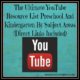 The Ultimate YouTube Resource List-Preschool And Kindergarten By Subject Areas- Direct Links Included