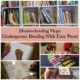 Homeschooling Vlogs: Kindergarten Reading With Easy Peasy
