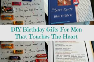 DIY Birthday Gifts For Men That Touches The Heart