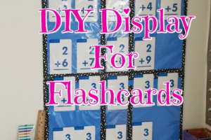 DIY Display For Flashcards