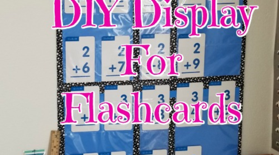 DIY Display For Flashcards