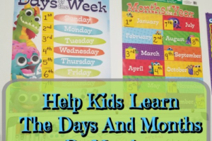 Help Kids Learn The Days And Months By Number