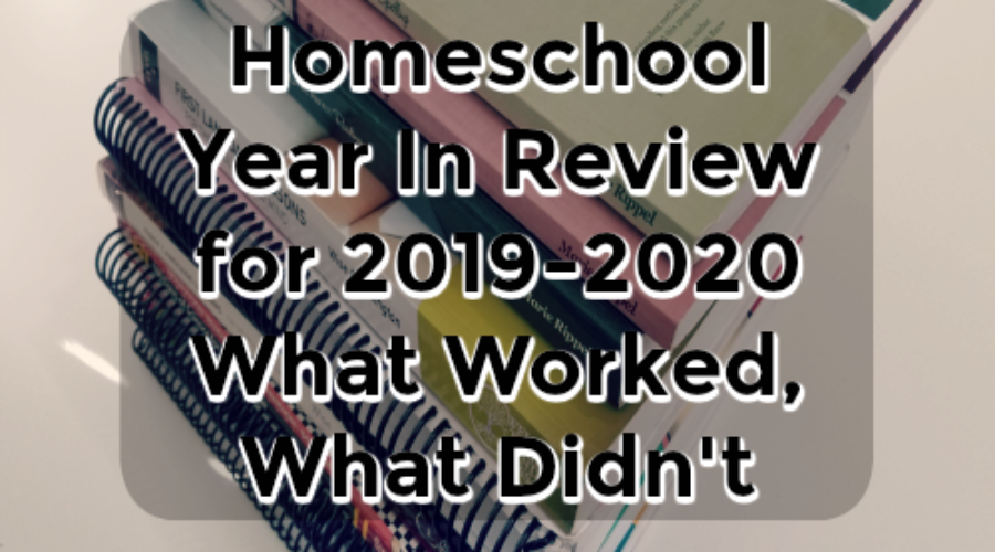 Homeschool Year In Review for 2019-2020 What Worked, What Didn’t