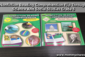 Nonfiction Reading Comprehension Flip Through Science And Social Studies Grade 3