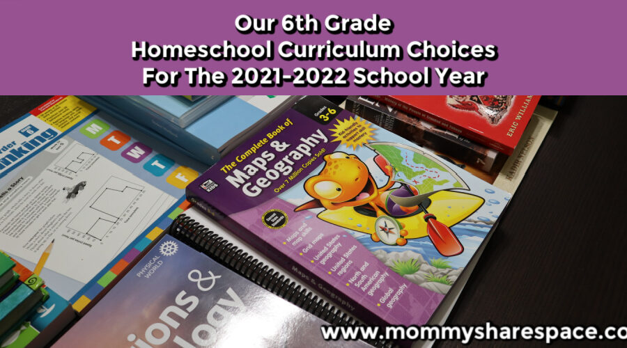 homeschool curriculum books for 6th grade